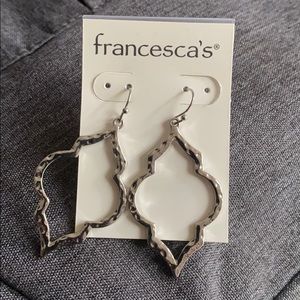 Francesca’s silver dangle earrings